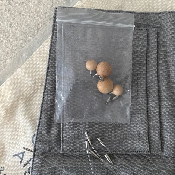 Seeknit CURVE Koshitsu 6cm/2.4inch First Set + EXTRA TIPS + CORDS Grey Case Mini - Picture 3 of 15